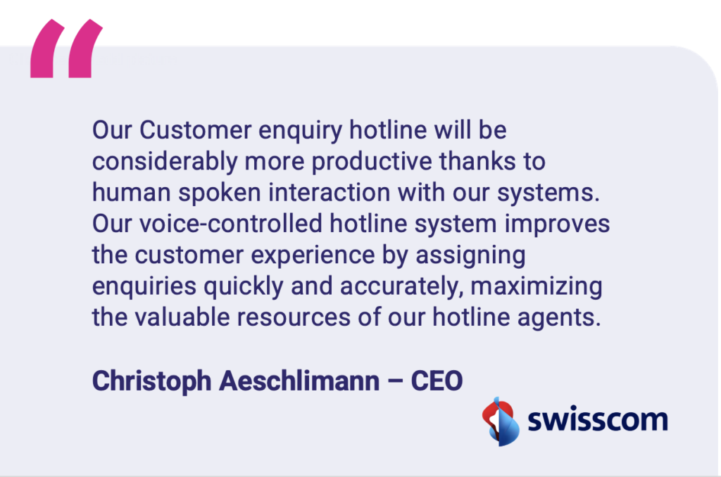 How Swisscom Enhanced their Call Center using Teneo.ai's OpenQuestion